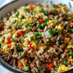 Ground Beef Fried Rice