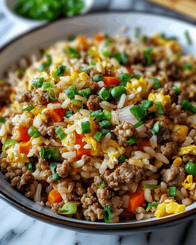 Ground Beef Fried Rice