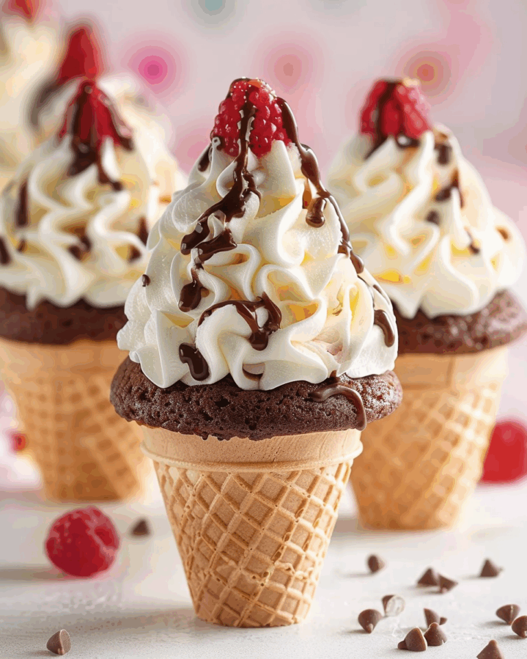 Ice Cream Cone Cupcakes
