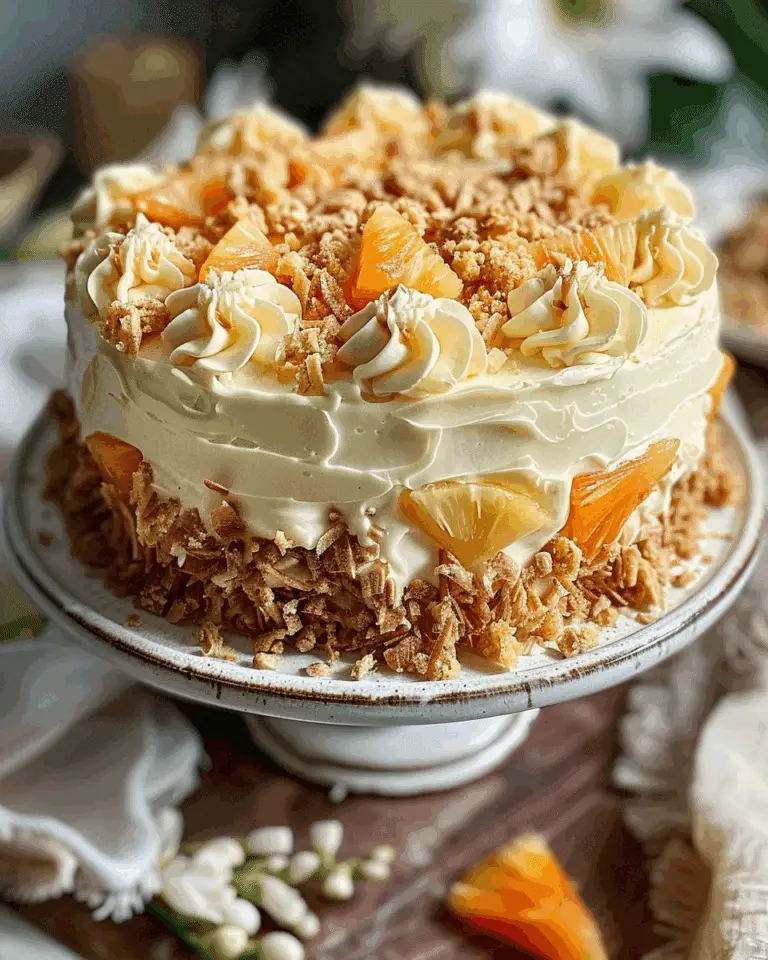 Pineapple Carrot Cream Cake