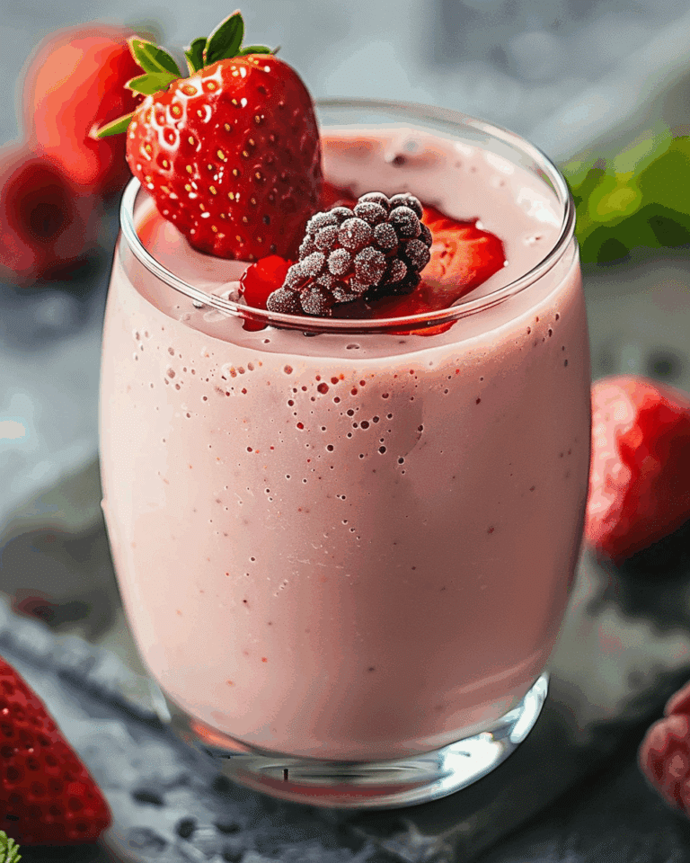 Quick & Creamy 5 Ingredient Protein Smoothie