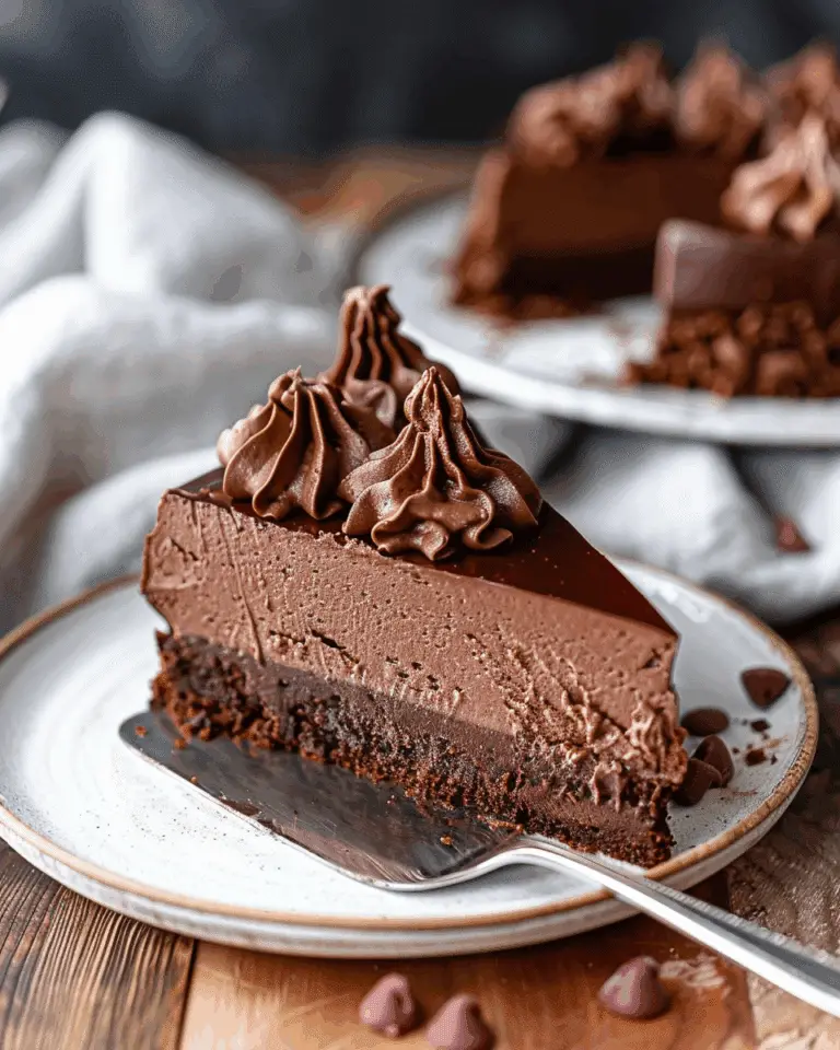 Vegan Chocolate Mousse Cake