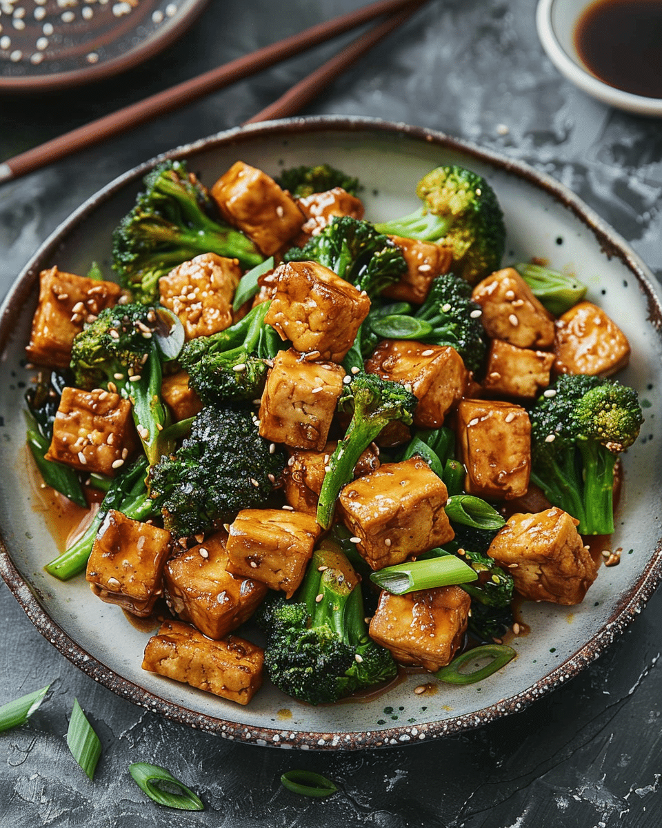 Easy Tofu and Broccoli Stir Fry 