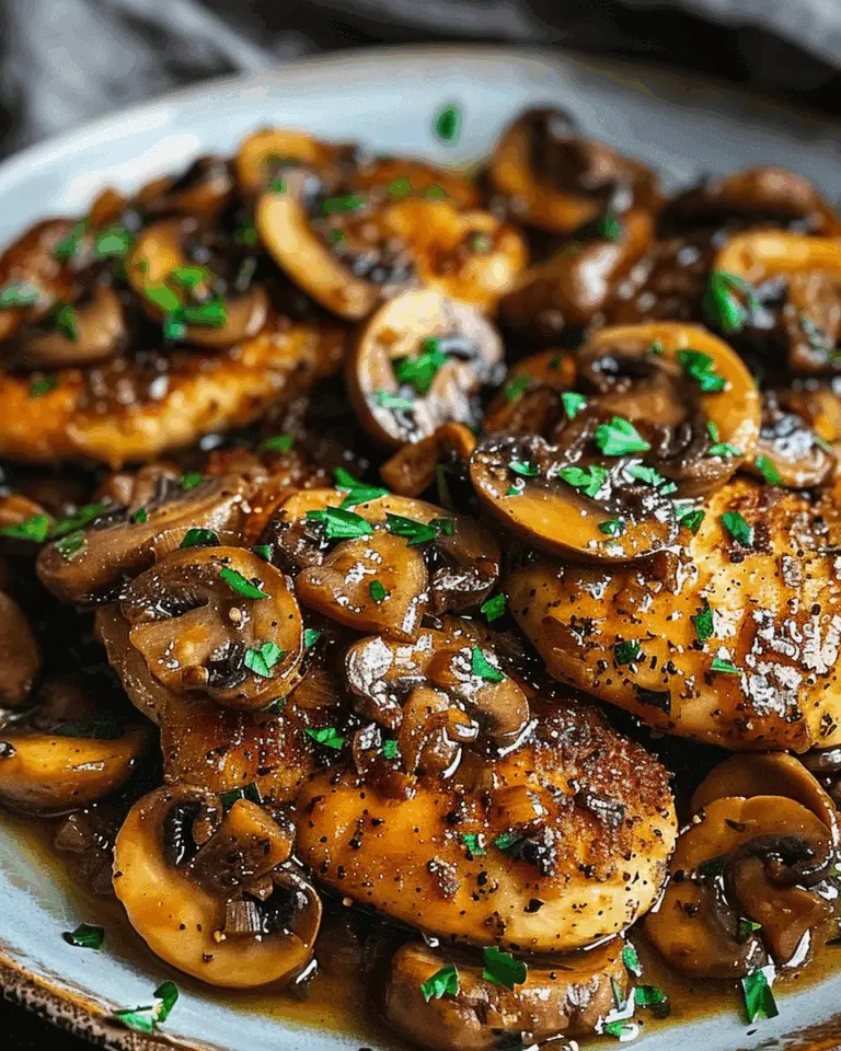 Black Pepper Chicken with Mushrooms Recipe