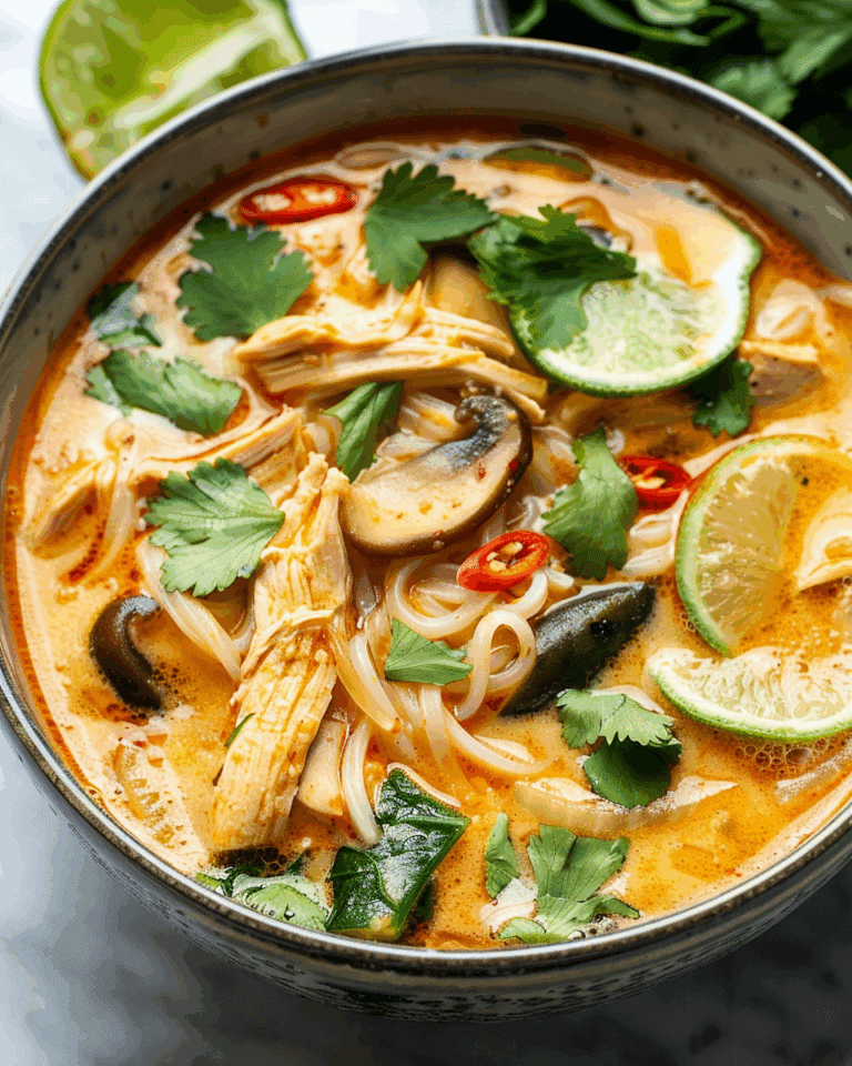Easy Thai Chicken Curry Soup