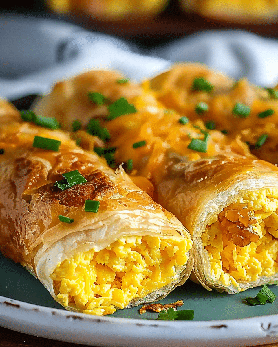 Egg and Cheese Breakfast Roll-Ups