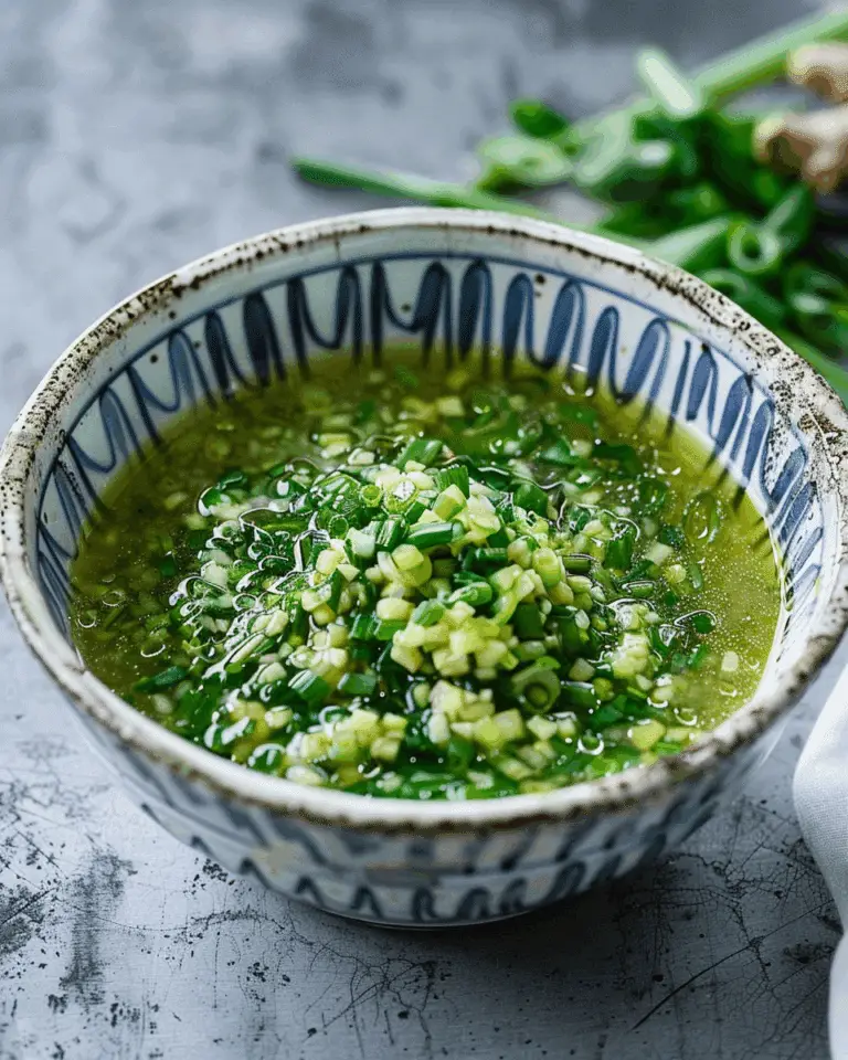 Ginger Scallion Sauce