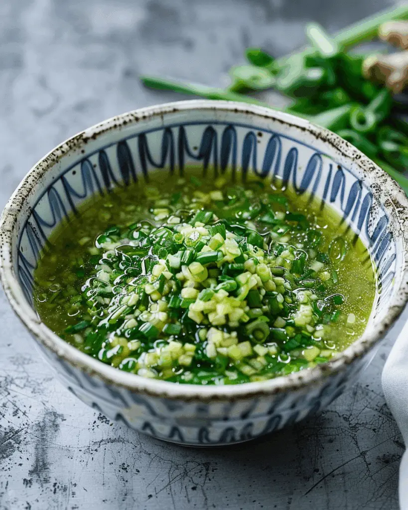 Ginger Scallion Sauce