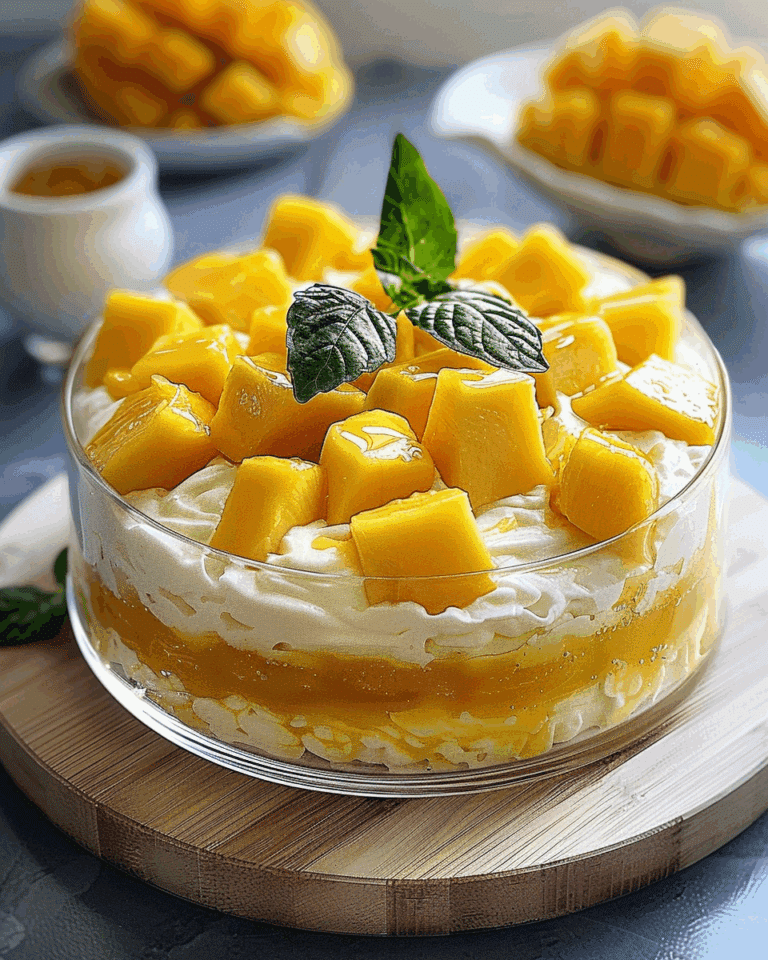 Mango Cream Dessert