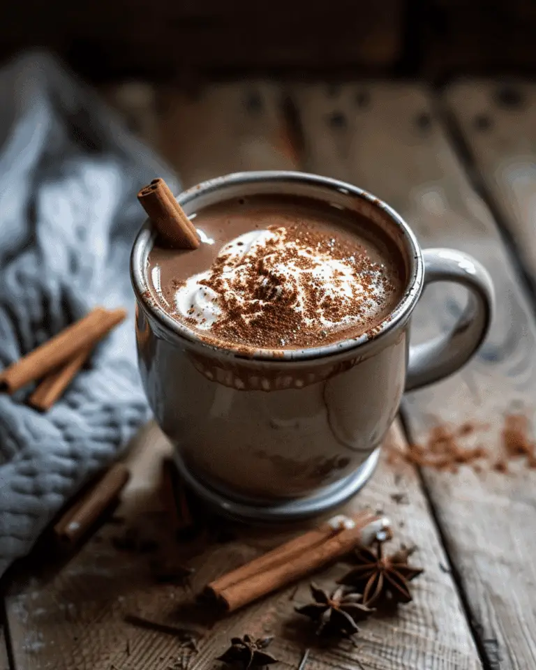 Mastiha Spiced Hot Chocolate