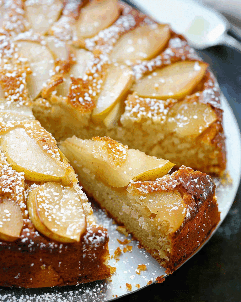 Super Moist Pear Cake