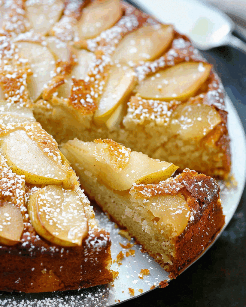 Super Moist Pear Cake