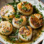 Pan-Seared Scallops with Vinegar & Shallots