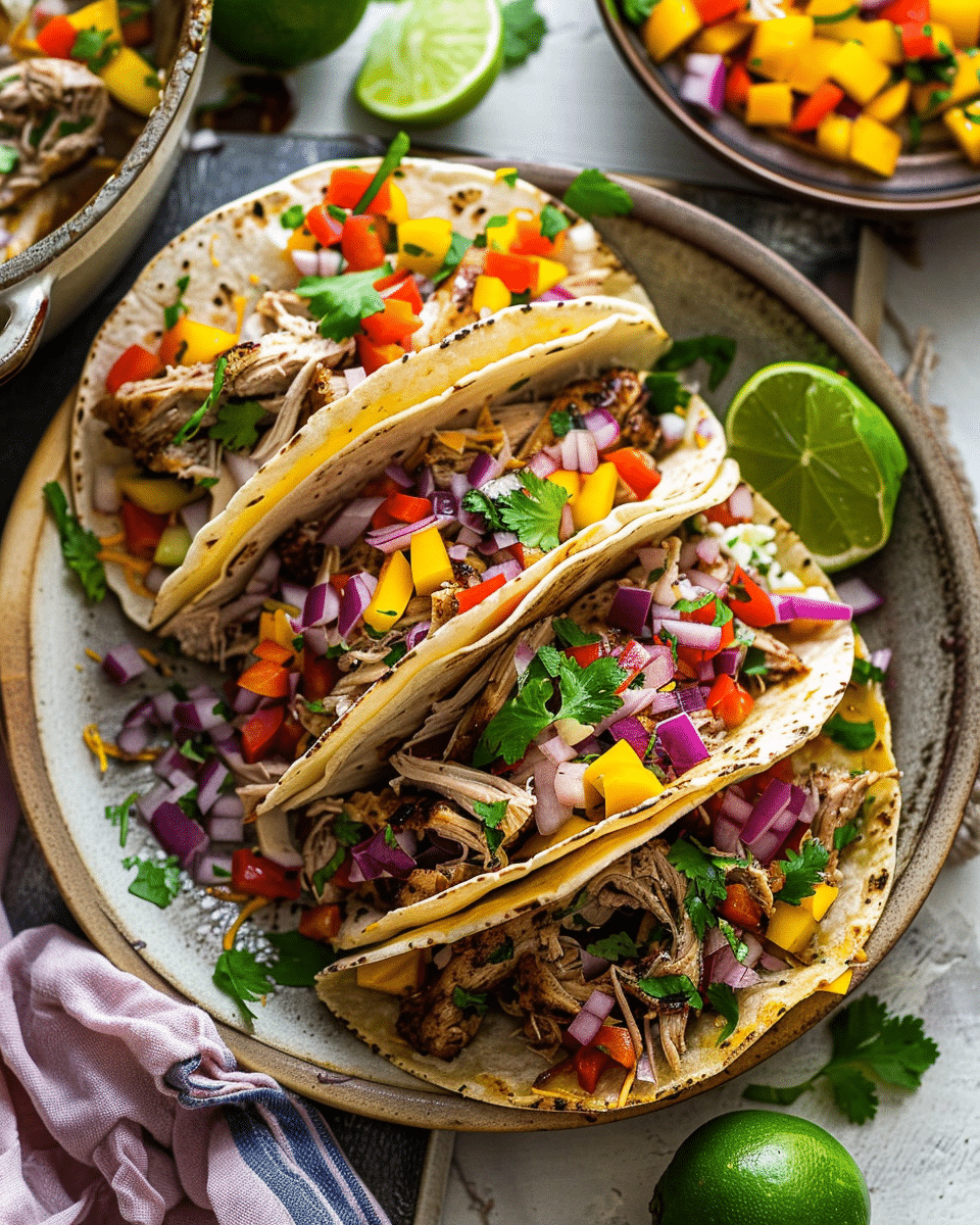 Slow Cooker Jerk Chicken Tacos – A Flavorful Caribbean Delight