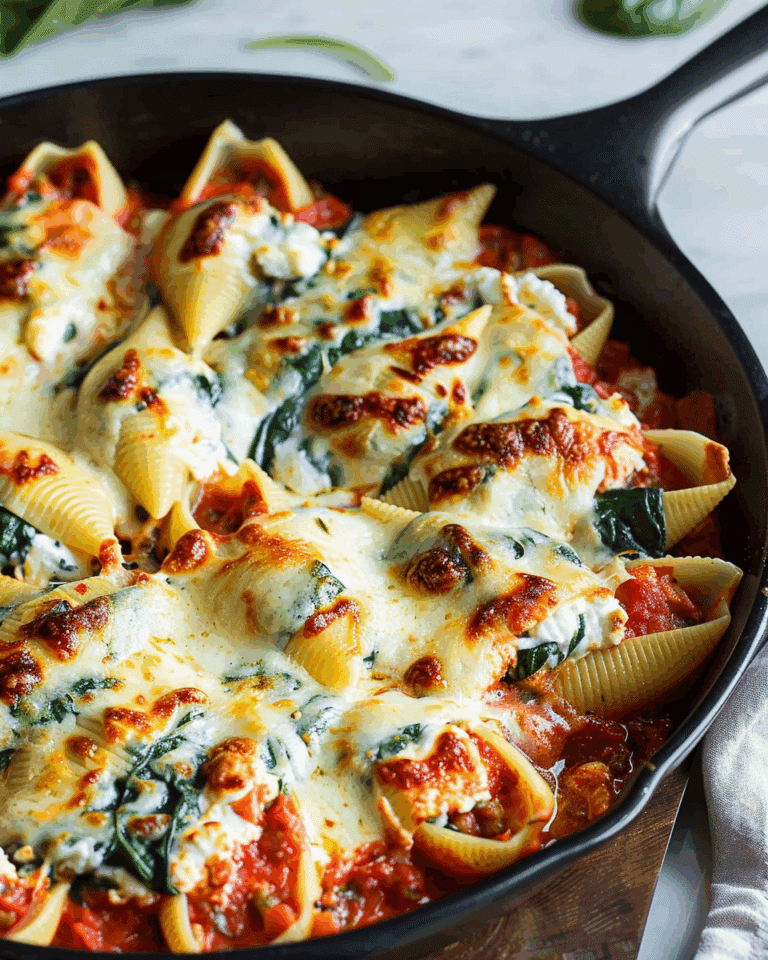 Spinach and Ricotta Stuffed Shells Recipe