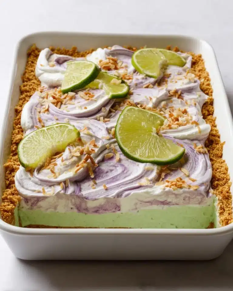Coconut Key Lime Cheesecake Bars Recipe