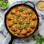Chicken Meatballs in Pumpkin Coconut Curry Sauce Recipe 4 Chicken Meatballs in Pumpkin Coconut Curry Sauce Recipe