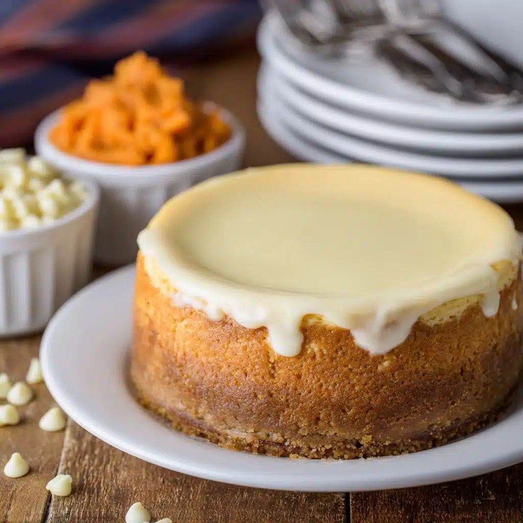 White Chocolate Pumpkin Cheesecake Recipe 4 White Chocolate Pumpkin Cheesecake Recipe - Recipe Image