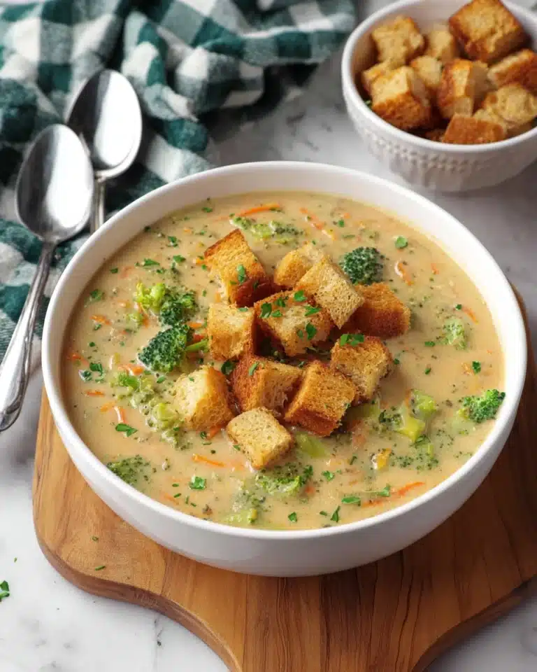 Smoked Gouda Broccoli Soup Recipe