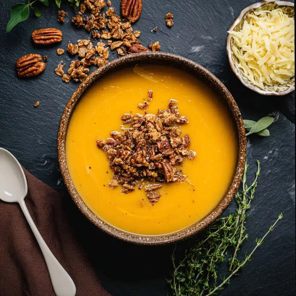 Apple Cheddar Sweet Potato Soup Recipe - Recipe Image