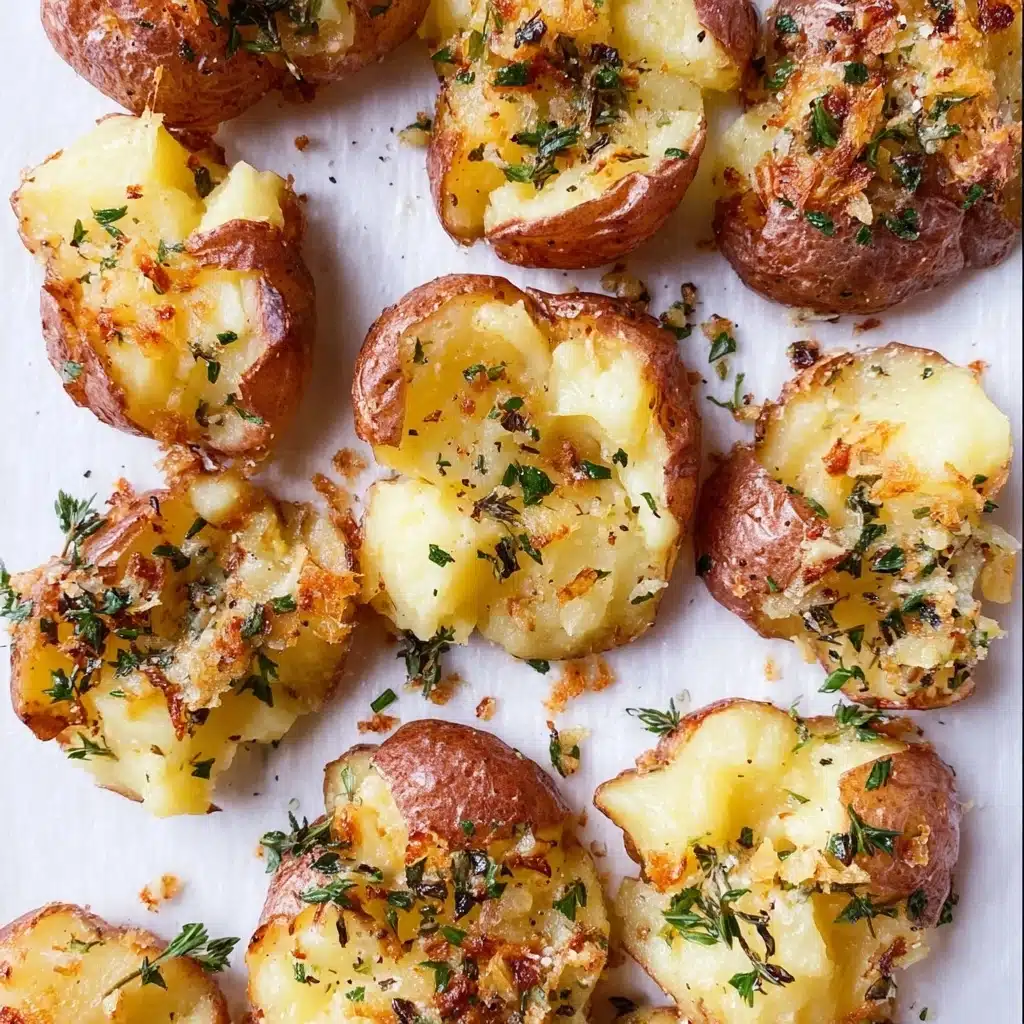 Smashed Red Potatoes Recipe - Recipe Image