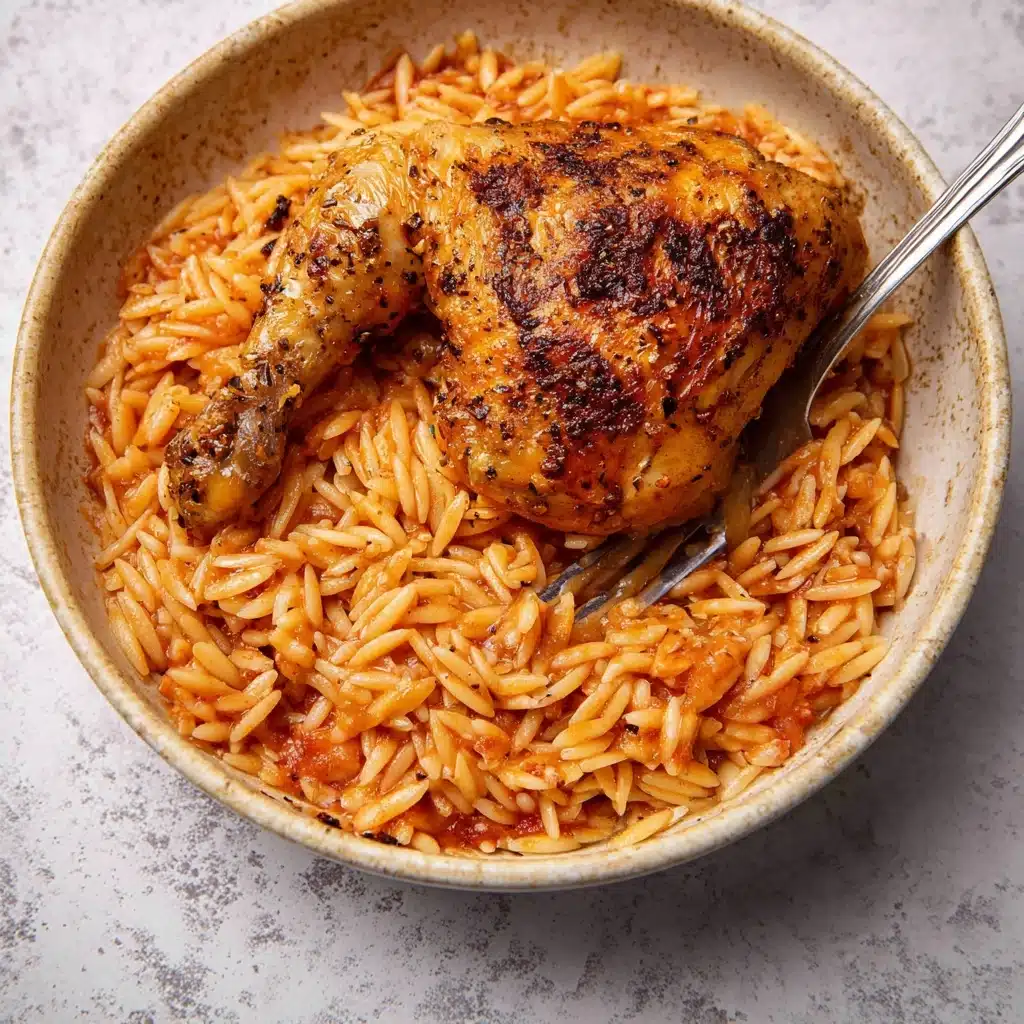 Baked Chicken With Orzo Recipe - Recipe Image