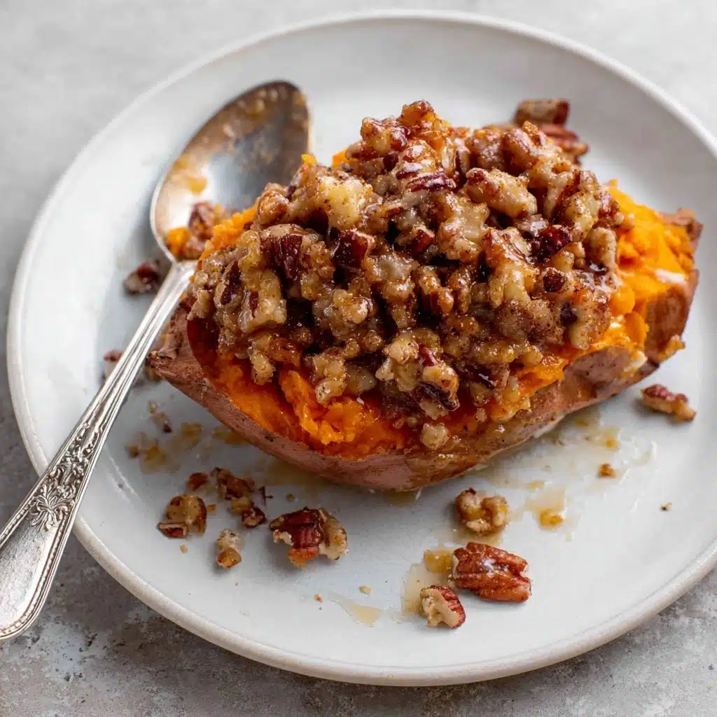 Pecan pie double baked sweet potatoes Recipe - Recipe Image