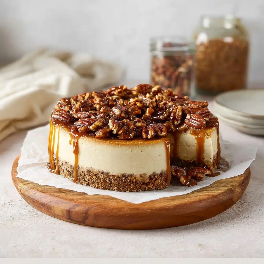Pecan Pie Cheesecake Recipe - Recipe Image