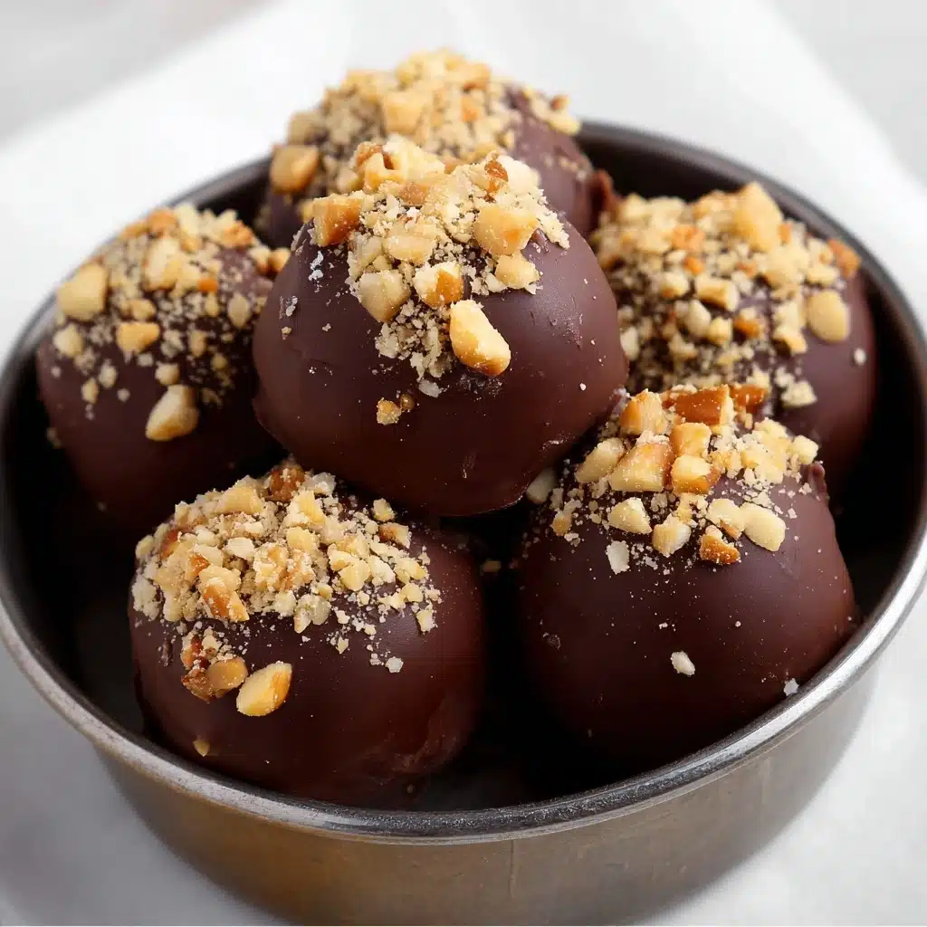 4-Ingredient Vegan Hazelnut Chocolate Truffles Recipe - Recipe Image