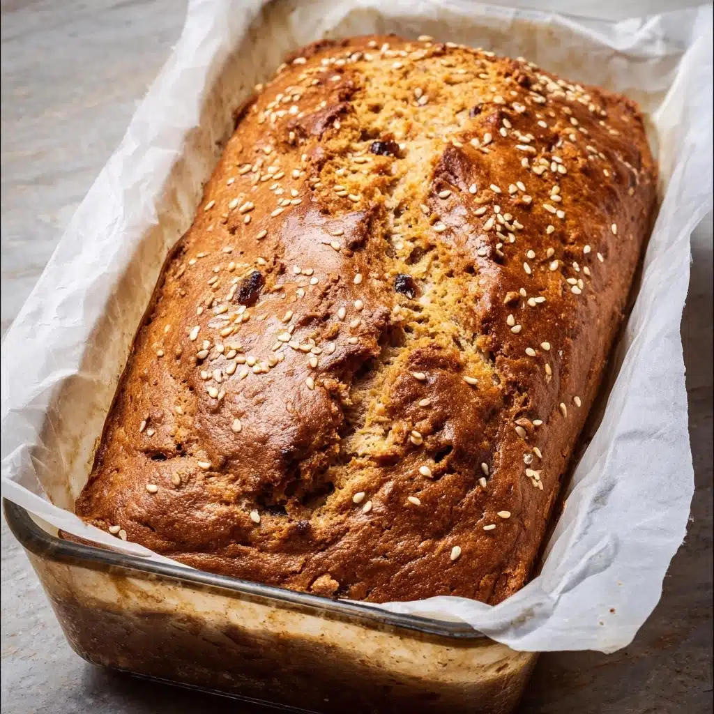 Tahini Date Banana Bread Recipe - Recipe Image
