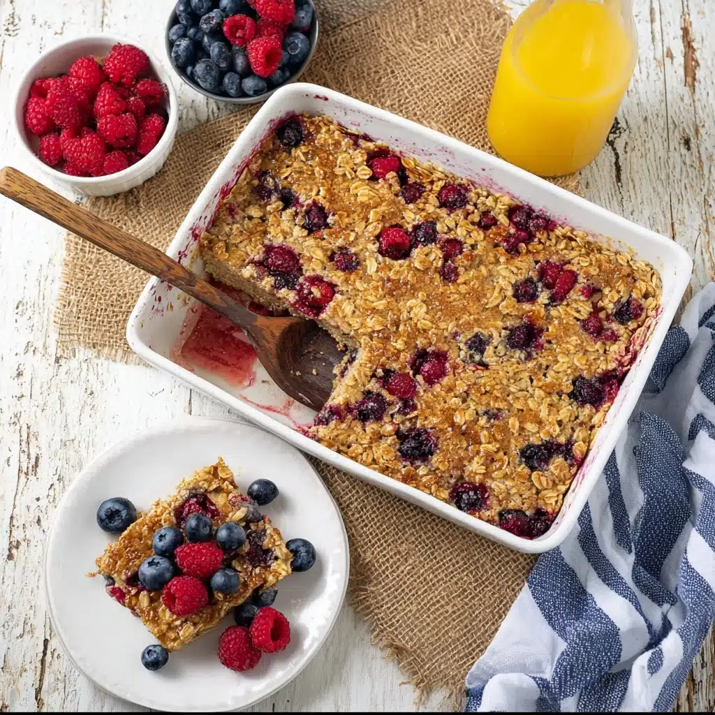 Vegan Baked Oatmeal Recipe - Recipe Image