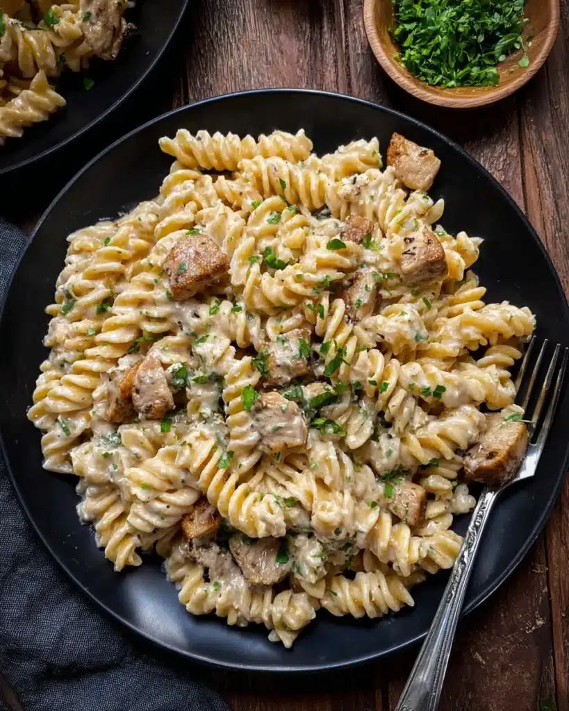 Garlic Chicken Rotini Recipe