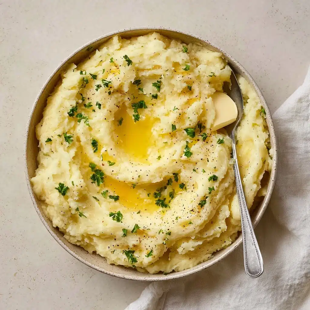 Vegan Garlic Mashed Potatoes Recipe - Recipe Image