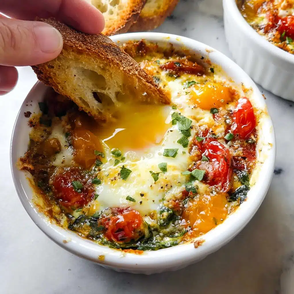Baked Feta Eggs Recipe - Recipe Image