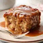 Apple Pecan Cake with Caramel Glaze Recipe