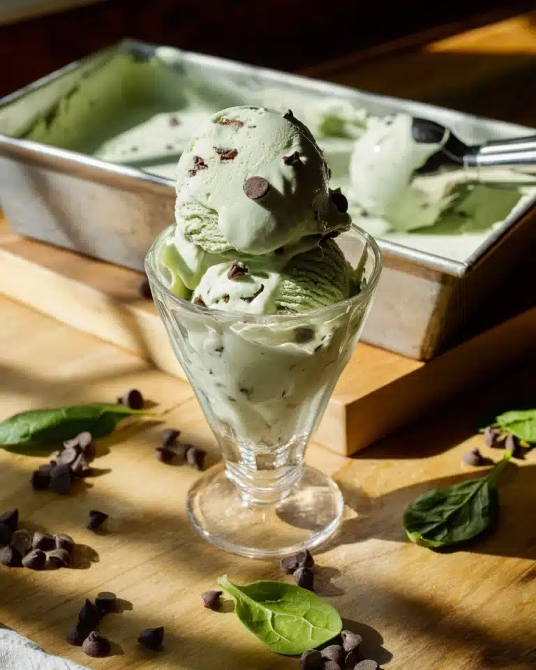 Vegan Mint Chocolate Chip Ice Cream Recipe