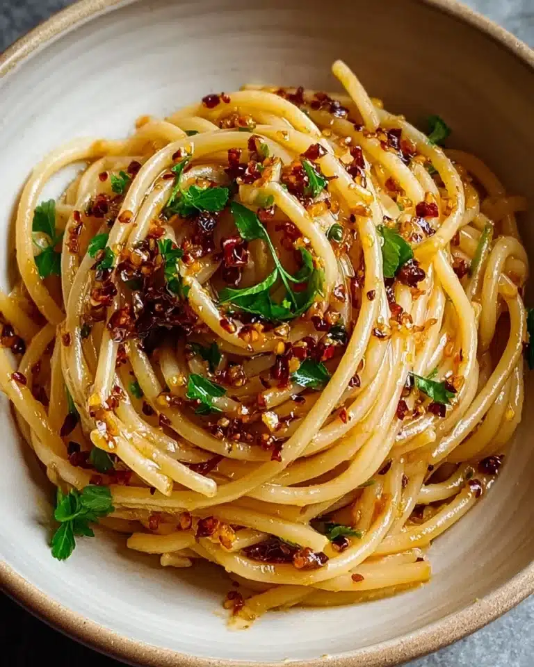 Caramelized Onion Pasta with Chilli Oil: Easy & Delicious Recipe