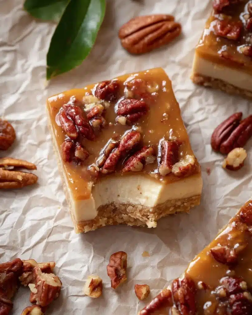 The best pecan cheesecake bars Recipe