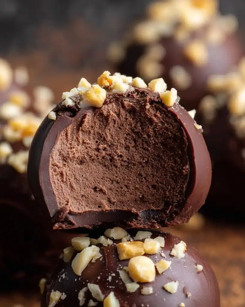 4-Ingredient Vegan Hazelnut Chocolate Truffles Recipe