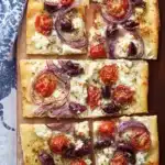 Greek pizza with feta cheese Recipe