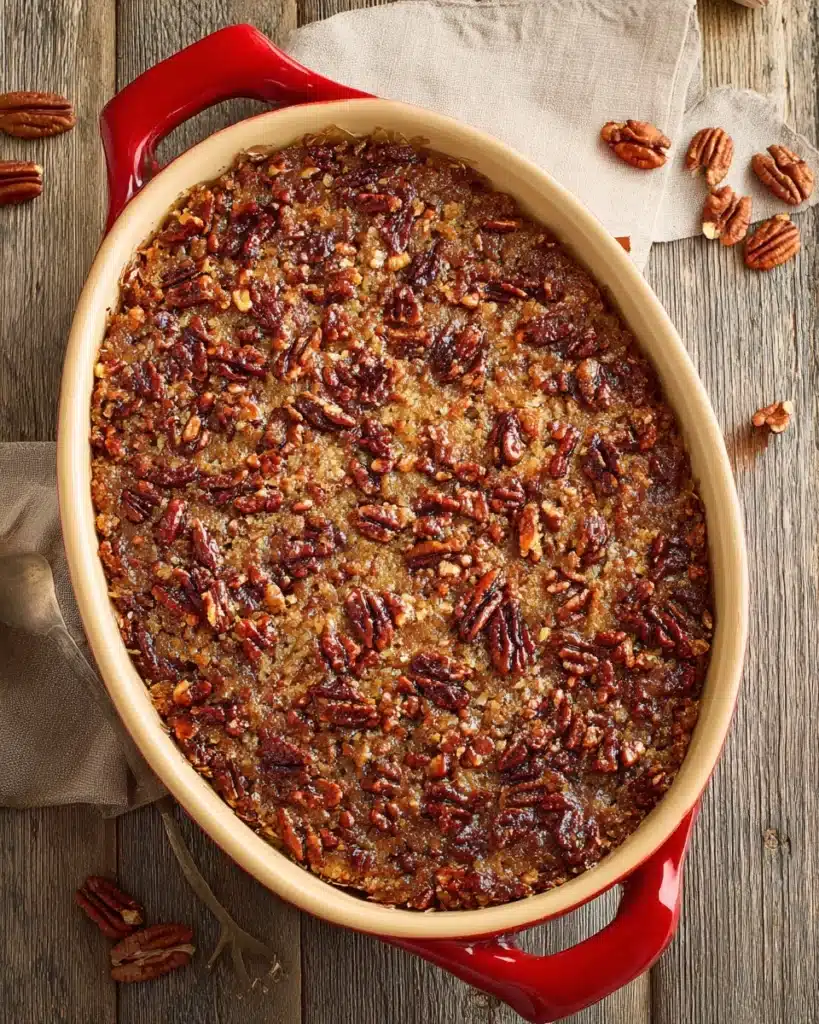 Recipe for Sweet Potato Casserole with Pecan Topping Recipe