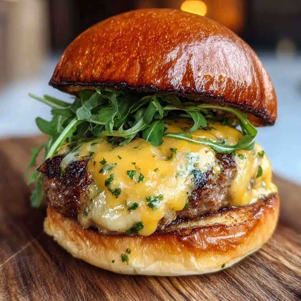 Smoked Cajun Burgers Cheese Recipe - Recipe Image
