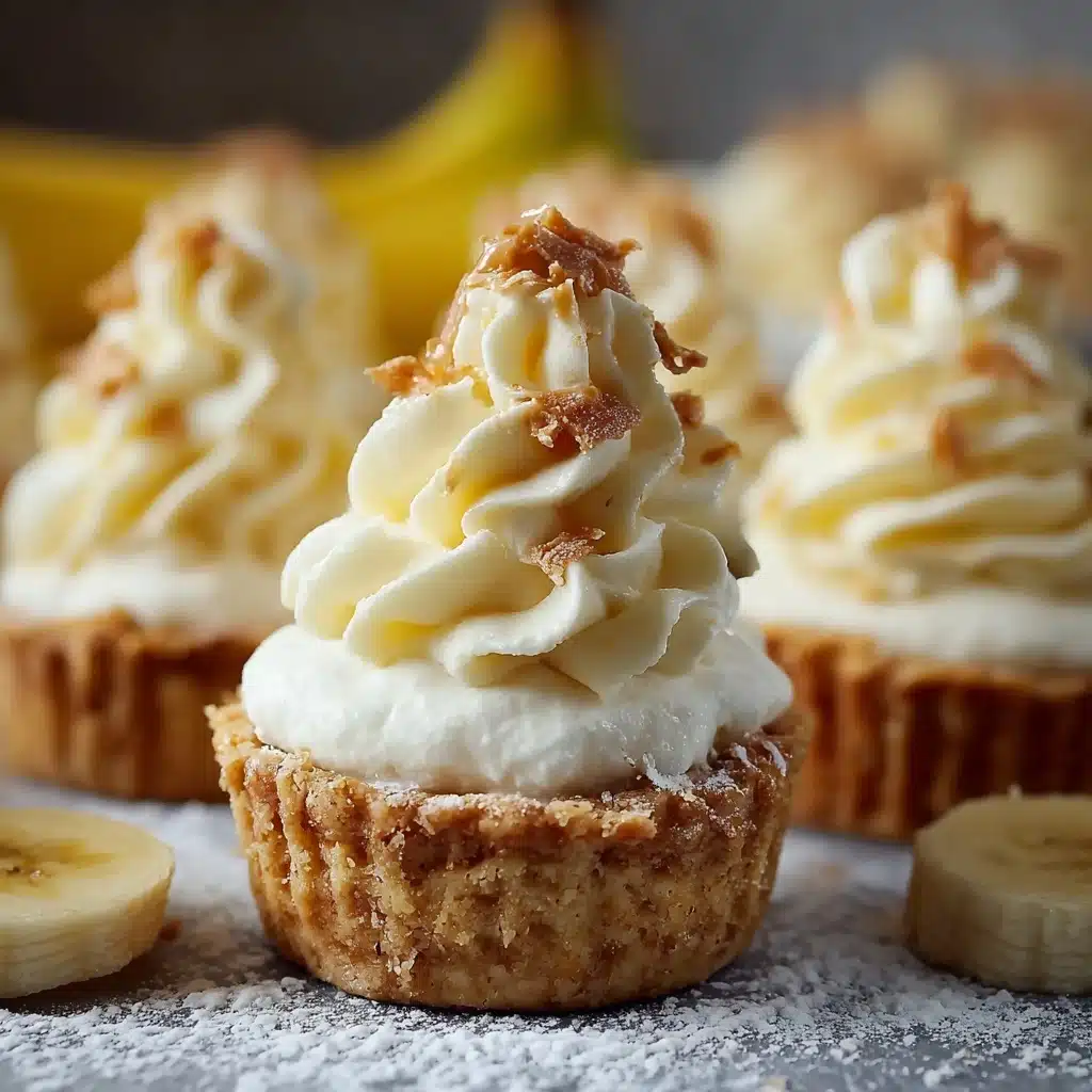 No Bake Mini Banana Cream Pies Recipe - Recipe Image