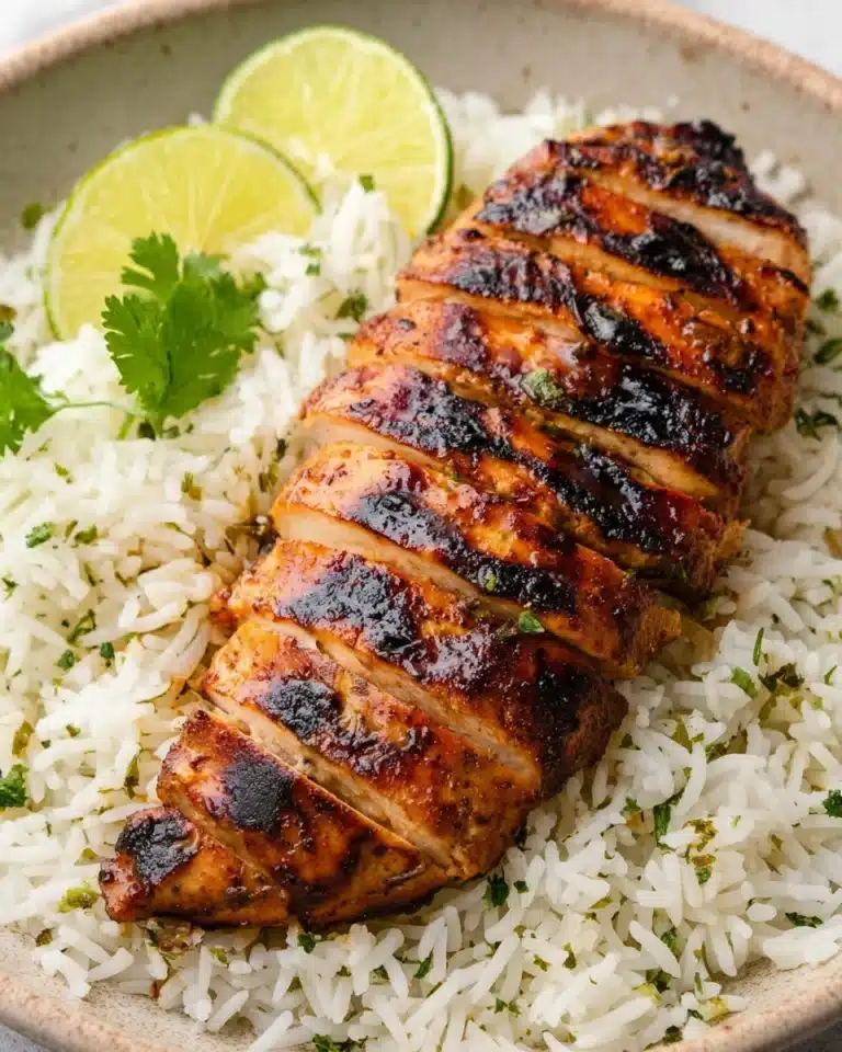 Honey Lime Cilantro Marinated Grilled Chicken Recipe