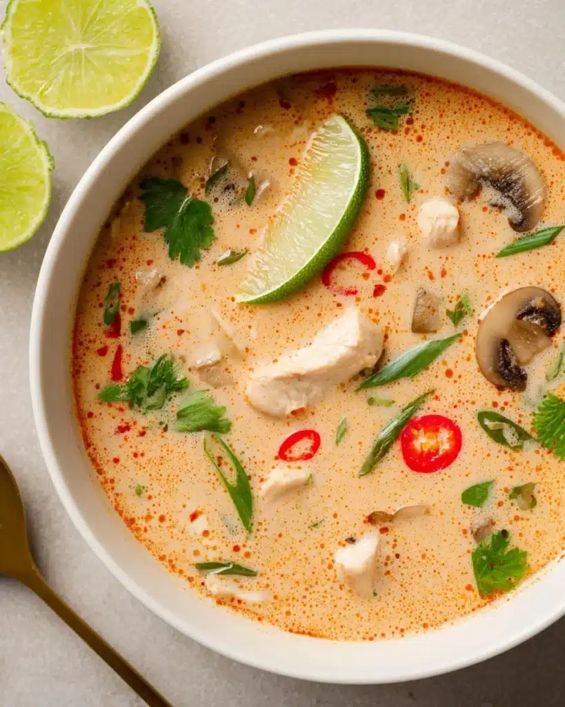 Slow Cooker Tom Kha Soup Recipe