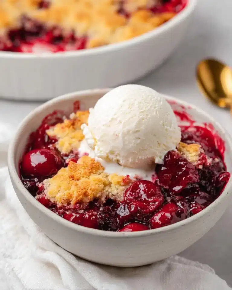 Easy Cherry Cobbler Recipe