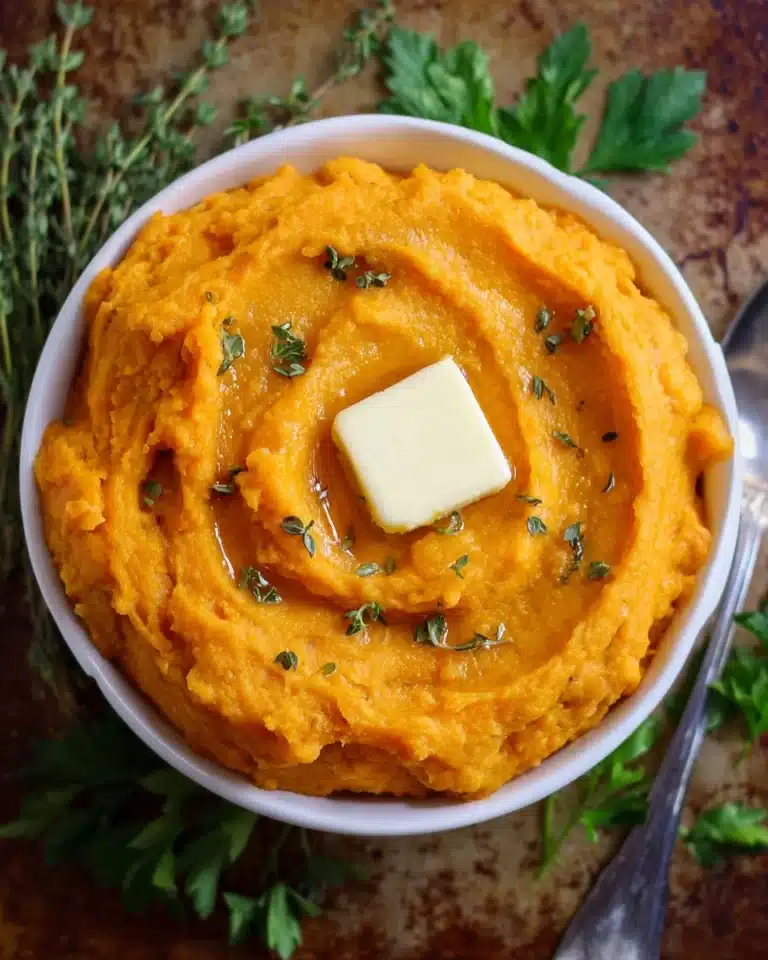 Fluffy Mashed Sweet Potatoes Recipe