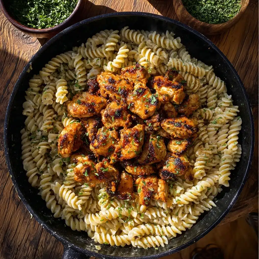 Garlic Chicken Rotini Recipe - Recipe Image