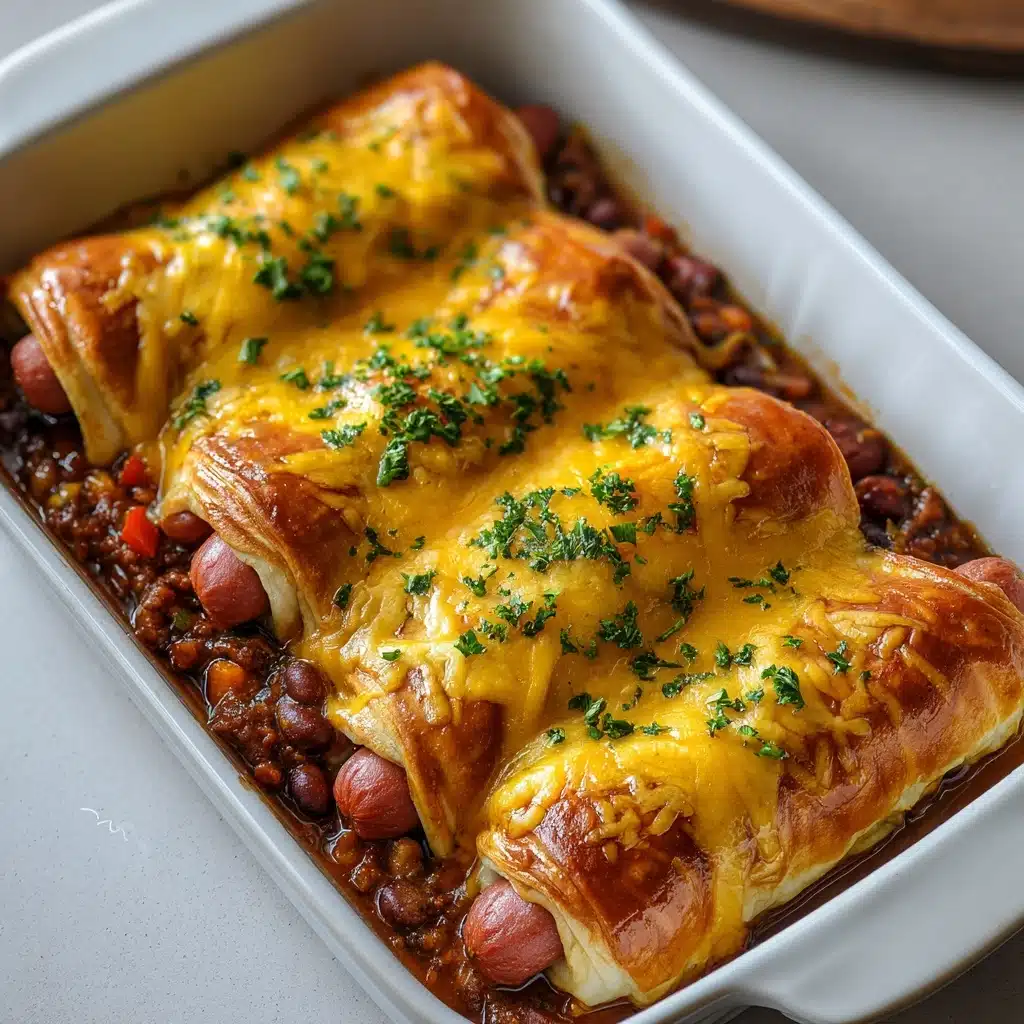 Chili Cheese Dog Bake Recipe - Recipe Image
