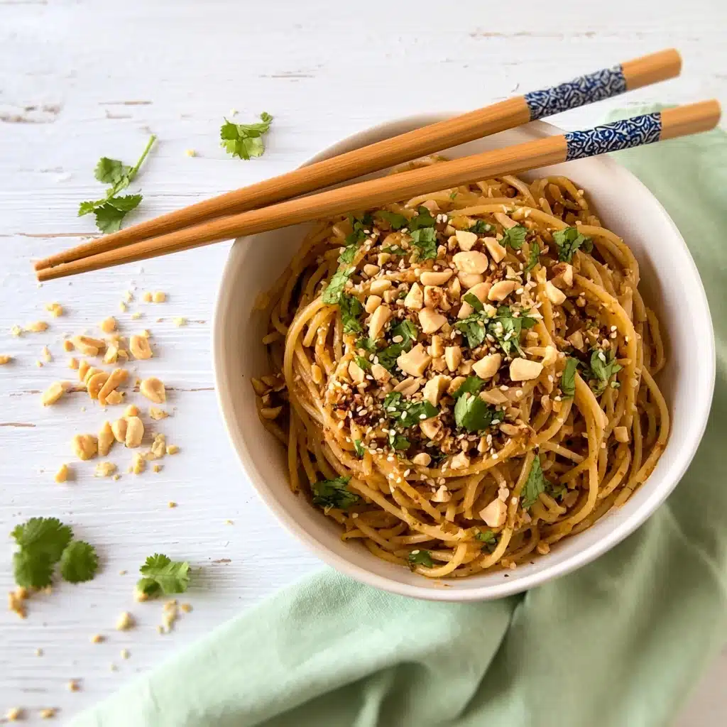 Super Easy Peanut Sesame Noodles Recipe - Recipe Image